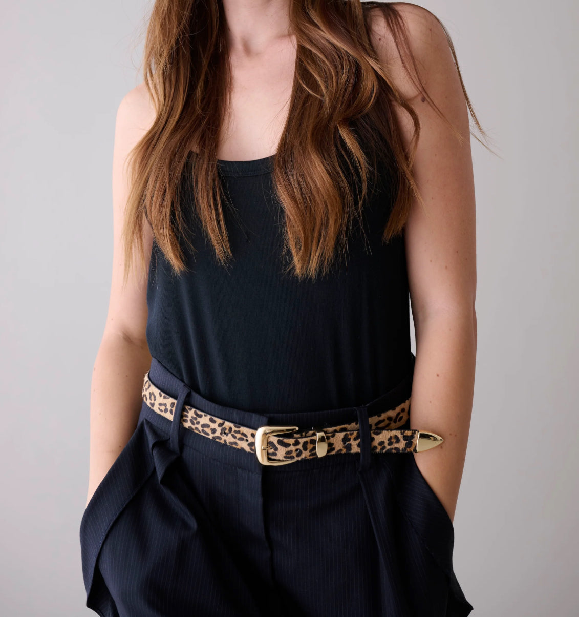 Silverlake Leopard Belt