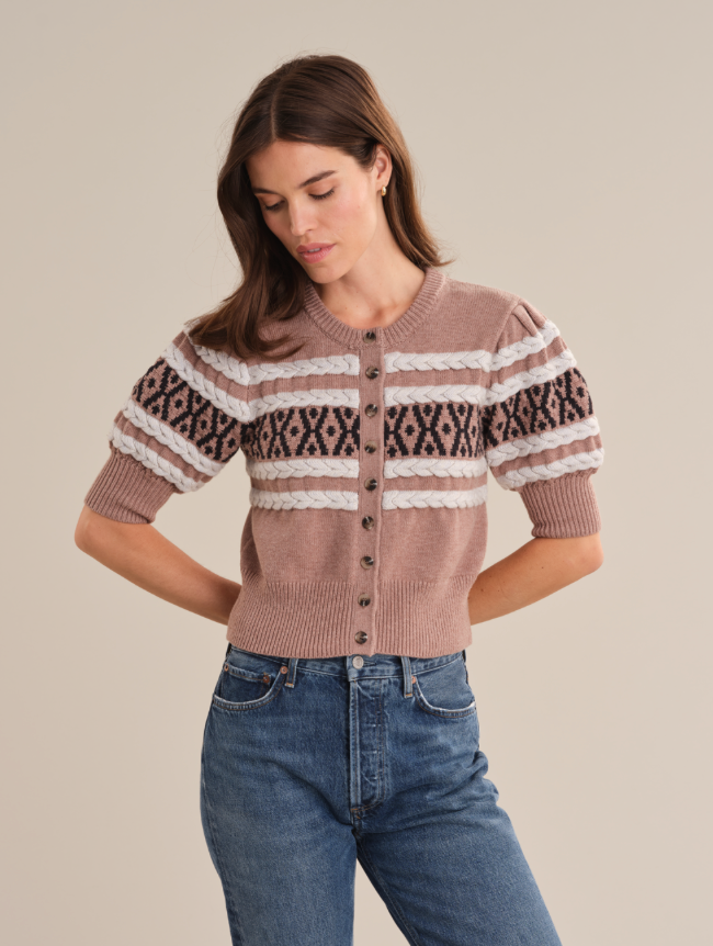 Jouvonda Braided Cable Shrug