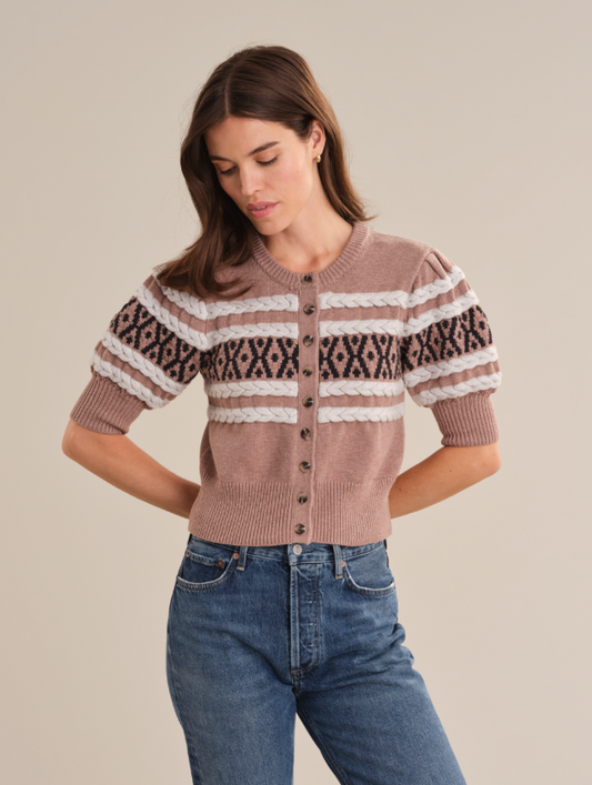 Jouvonda Braided Cable Shrug