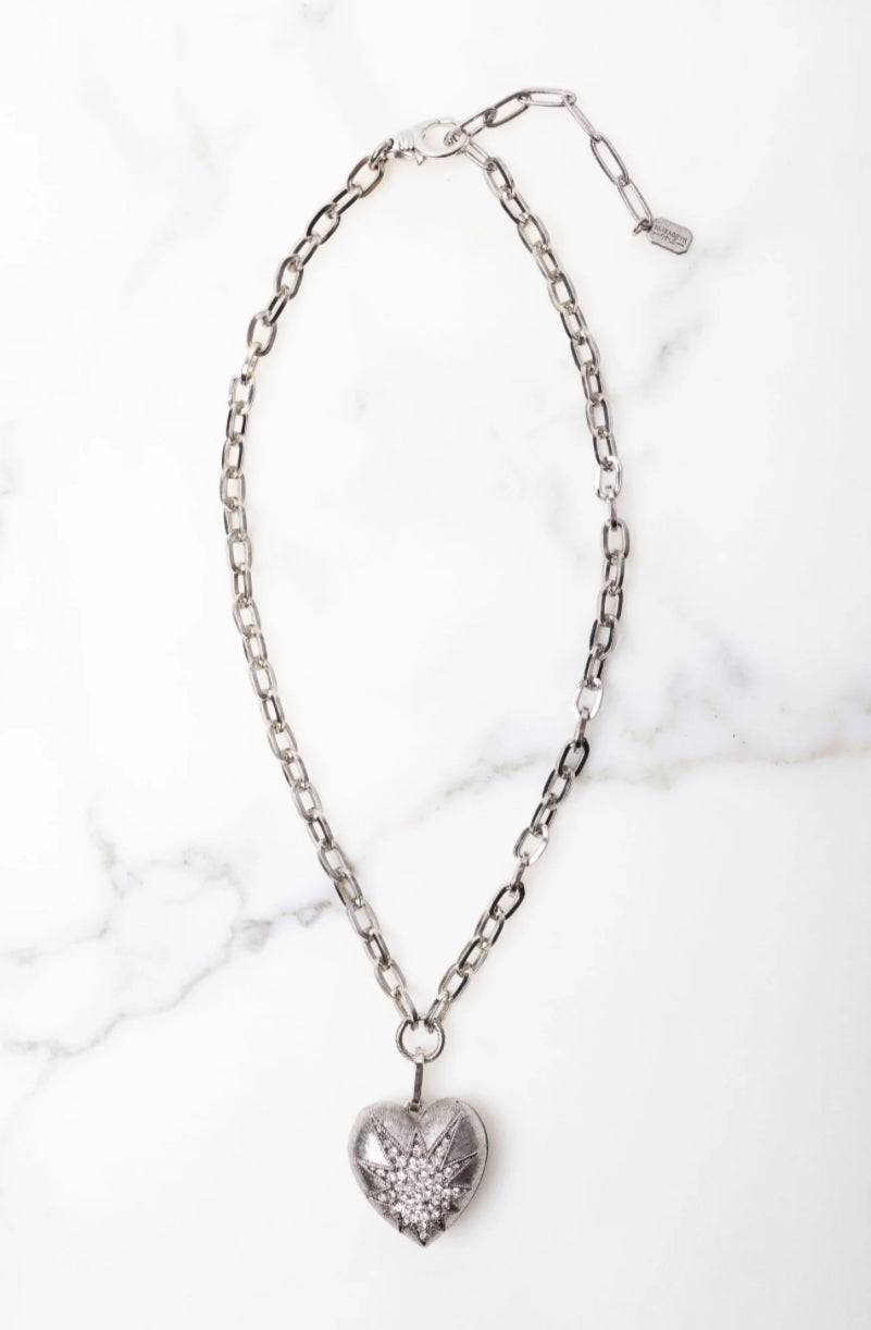 Heart of Tefiti Necklace - Silver