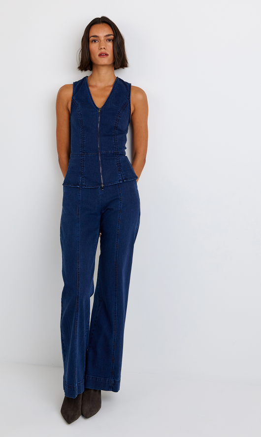 Side Zip Vintage Jean