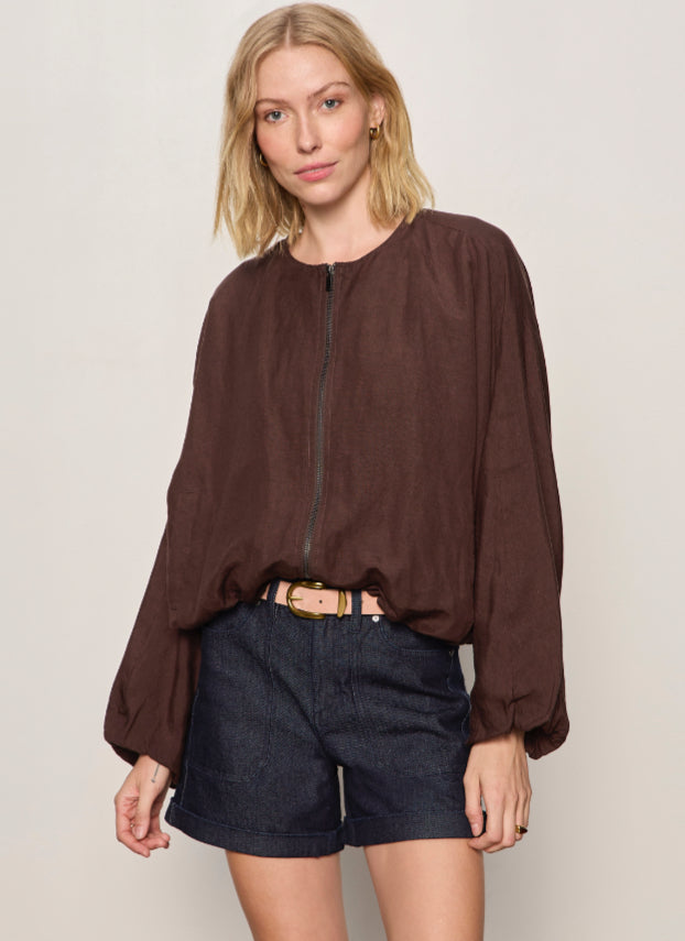 Linen Bubble Jacket