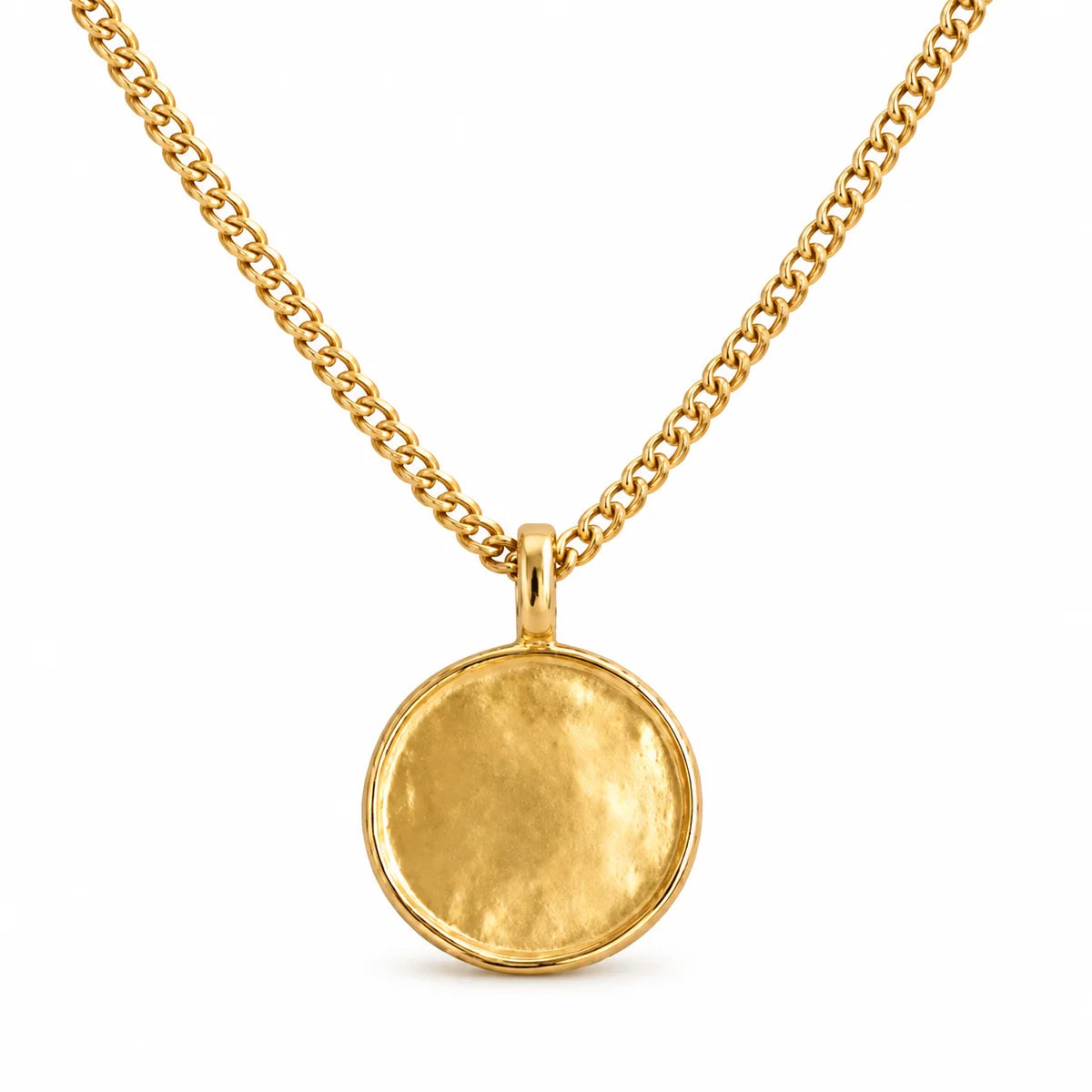 Catherine Blank Medallion Pendant