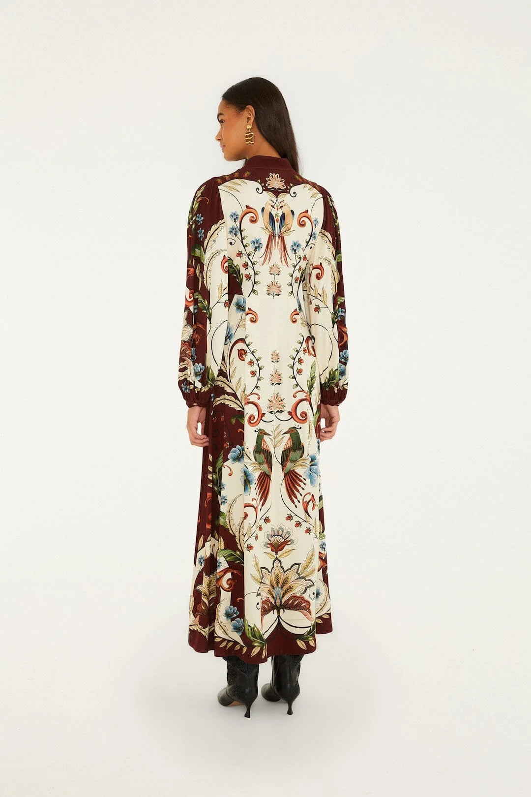 Millena Winter White Midi Dress