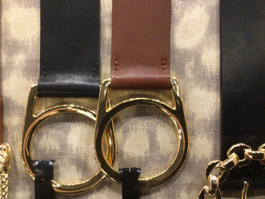Gold O hook belt