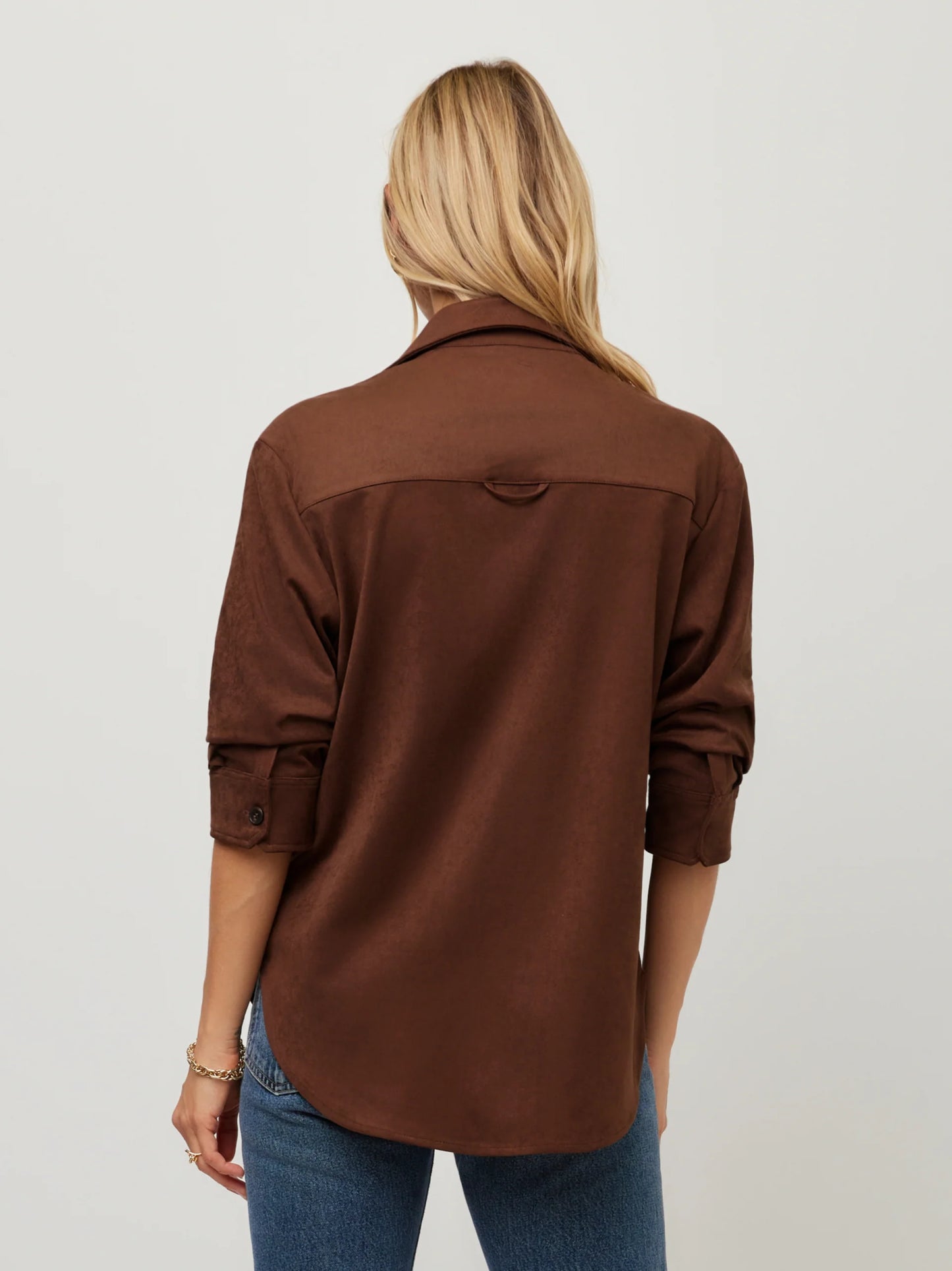 Wood Leighton Ruched Sleeve Shirt