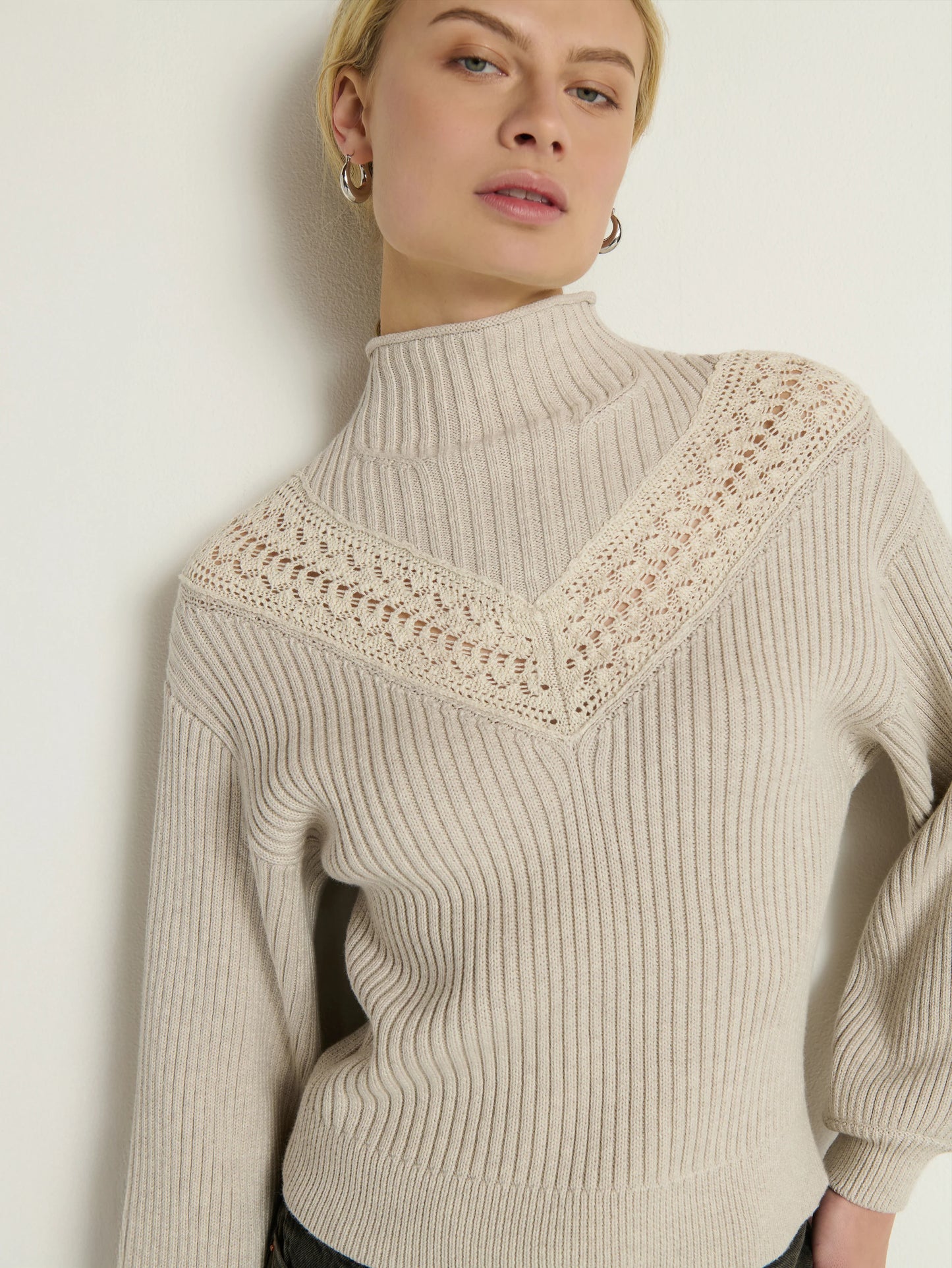 Cassandra Mock Neck Pullover
