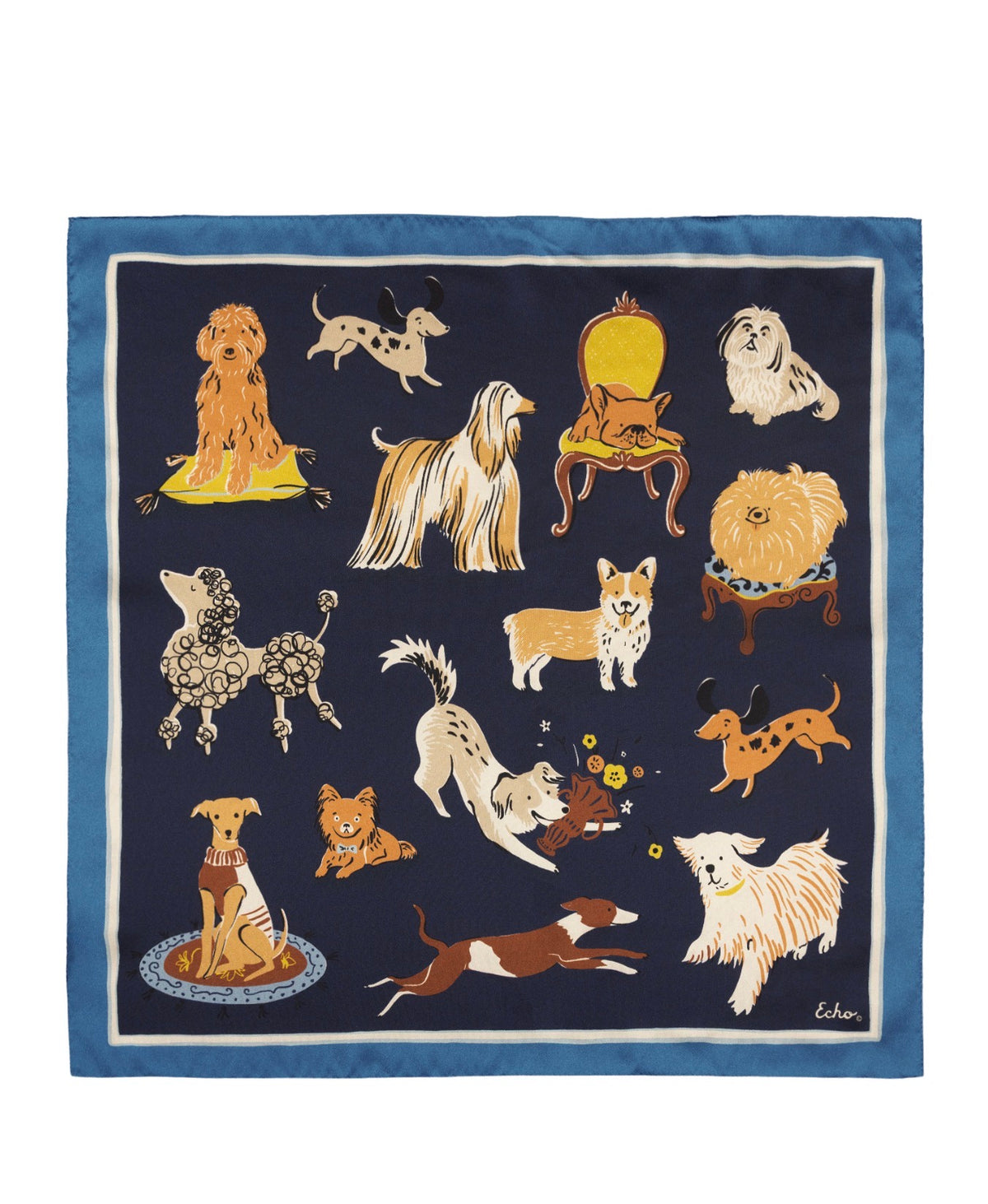 Doggie Daycare Silk Square