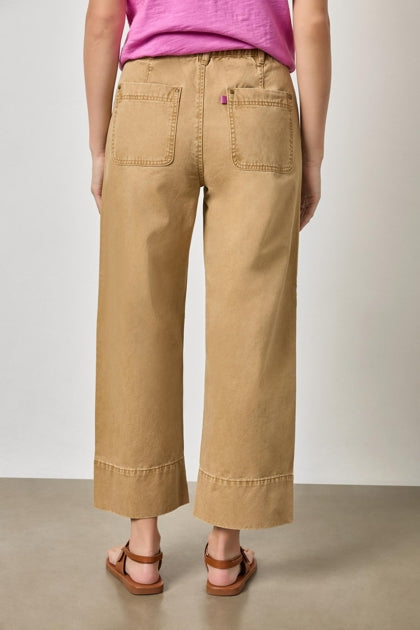 Twill Straight Leg Pant