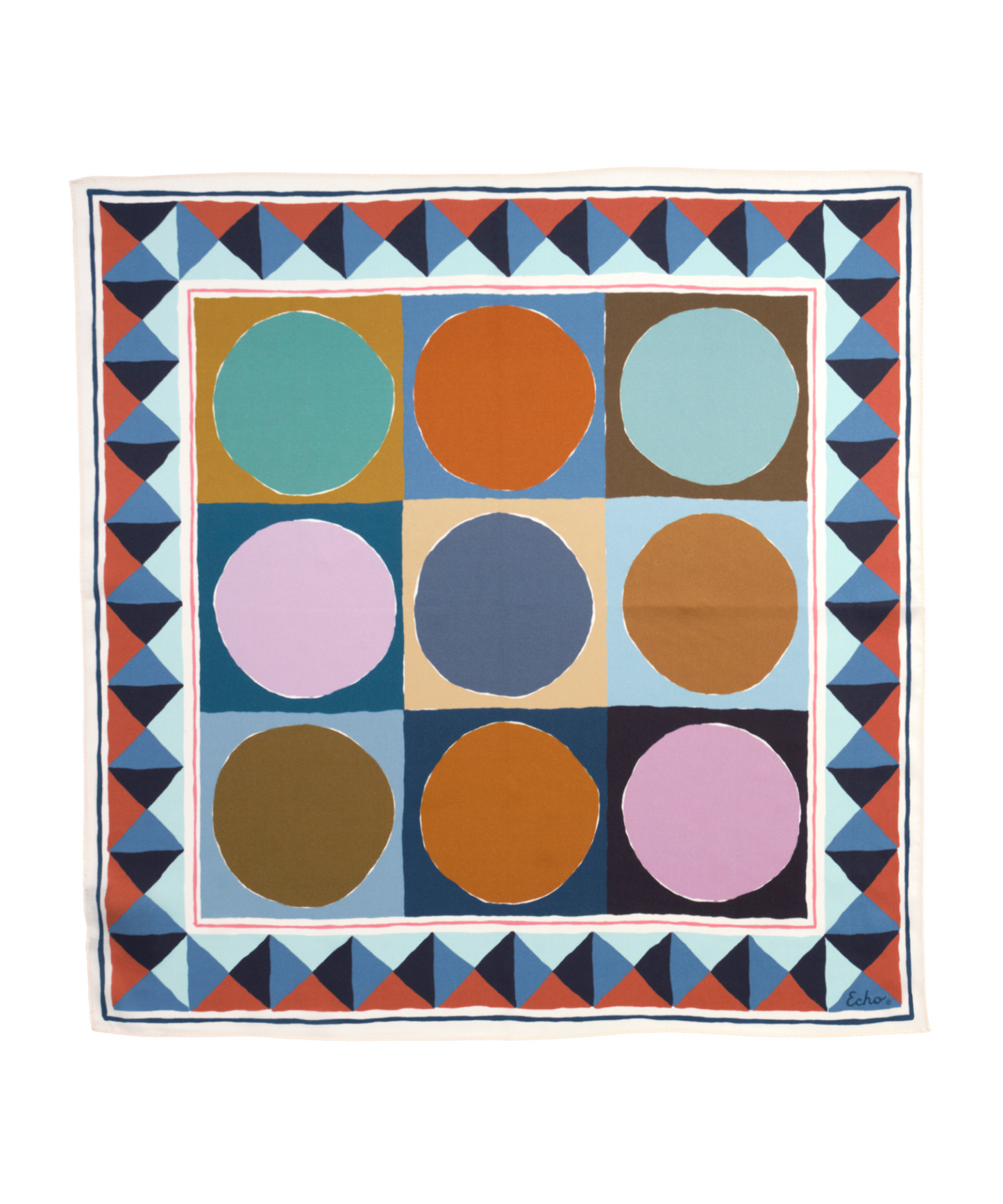 Painted Dots Silk Bandana