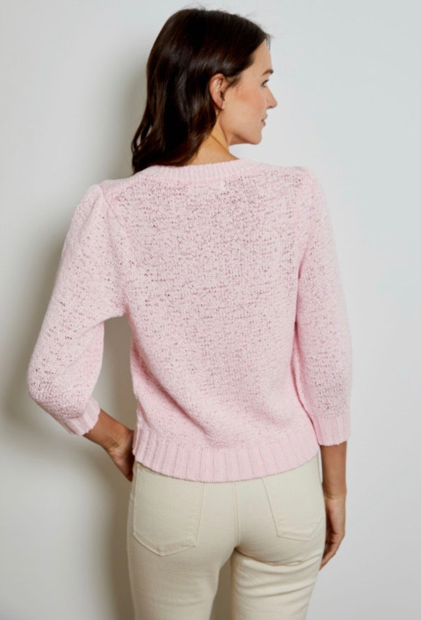 Elbow Puff Sleeve Sweater