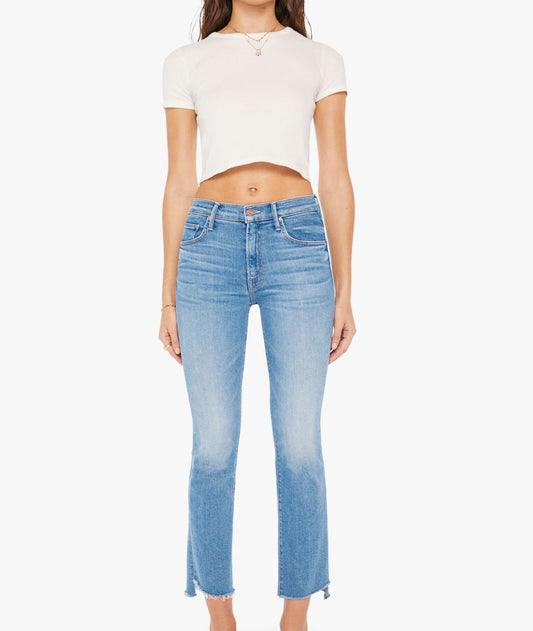 Insider crop step fray