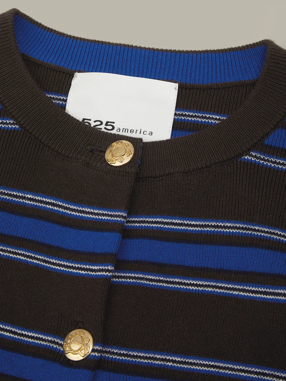 Tove Crewneck Stripe Cardi