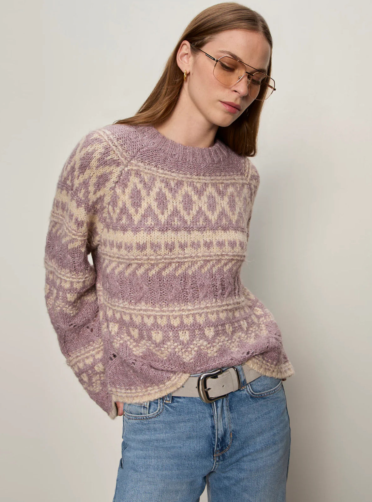Fairisle Crew Neck Sweater