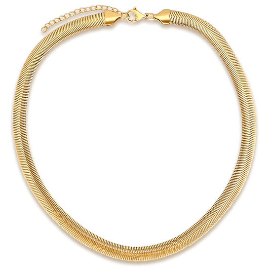 Reggie Snake Chain Necklace - Gold