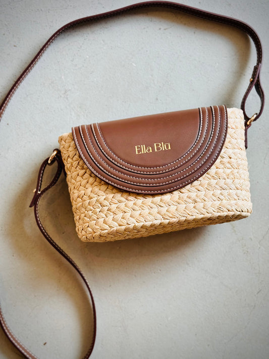 Braided Raffia Clutch