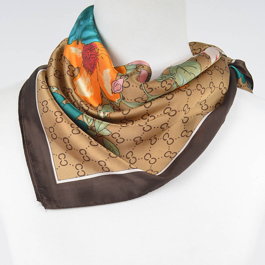 Floral Print Scarf