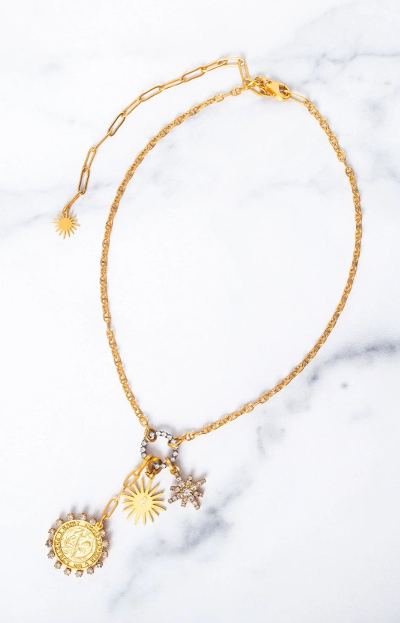Roxanne Necklace - Gold