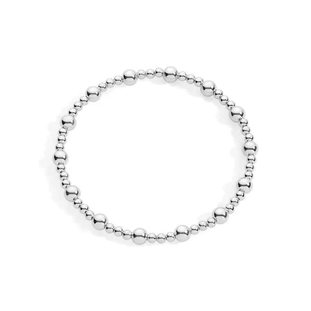 Ava 3&5mm pattern bracelet - SS