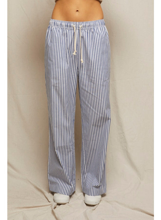Andi Poplin Stripe Pant