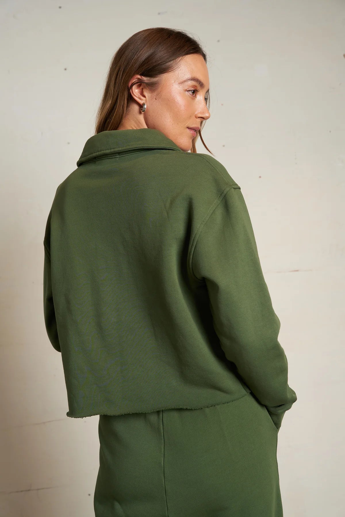 Vinny Heavier Fleece 3/4 Sweatshirt