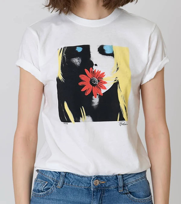 Mushie Tee White