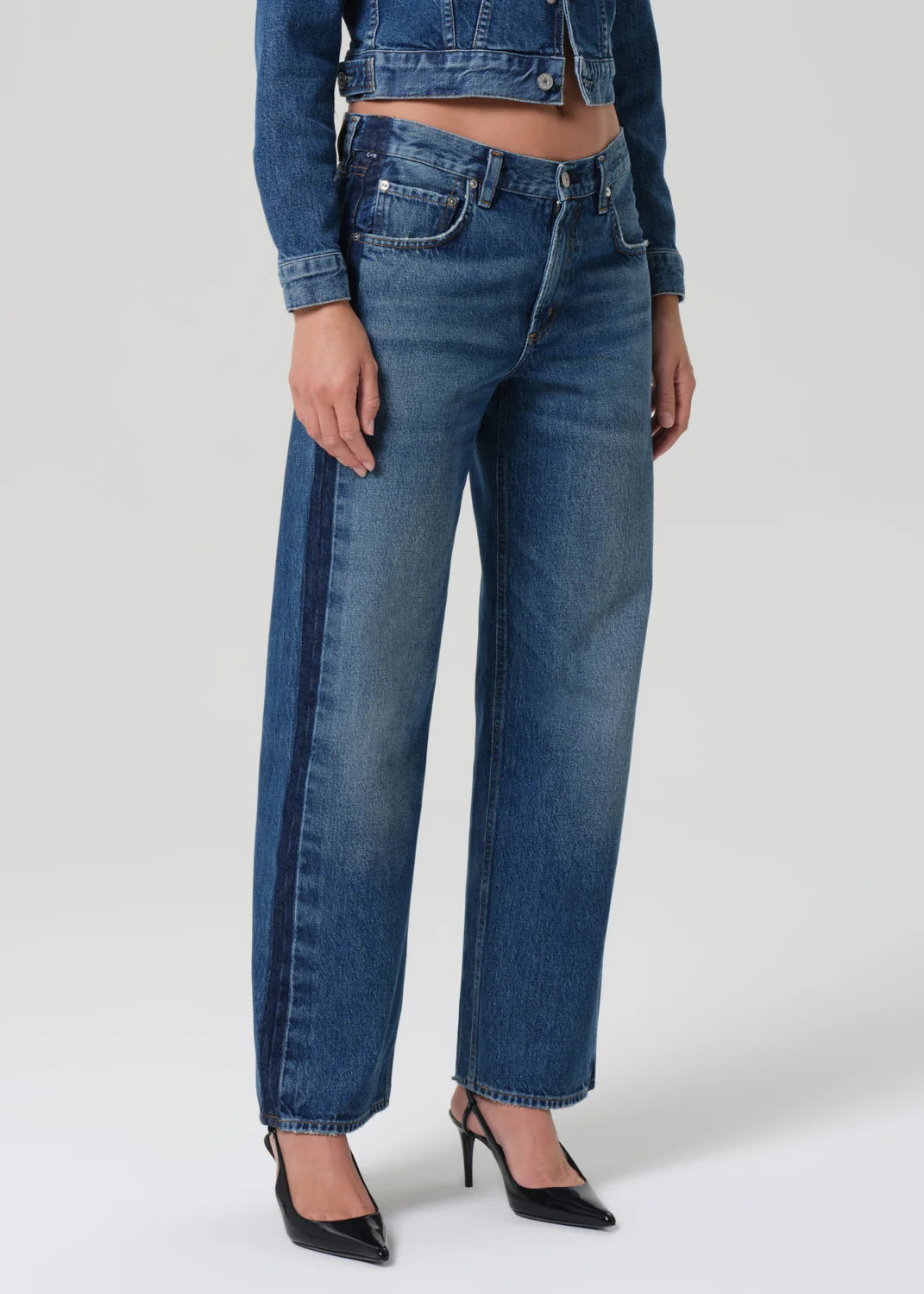 Lindz Easy Straight Tuxedo Stripe