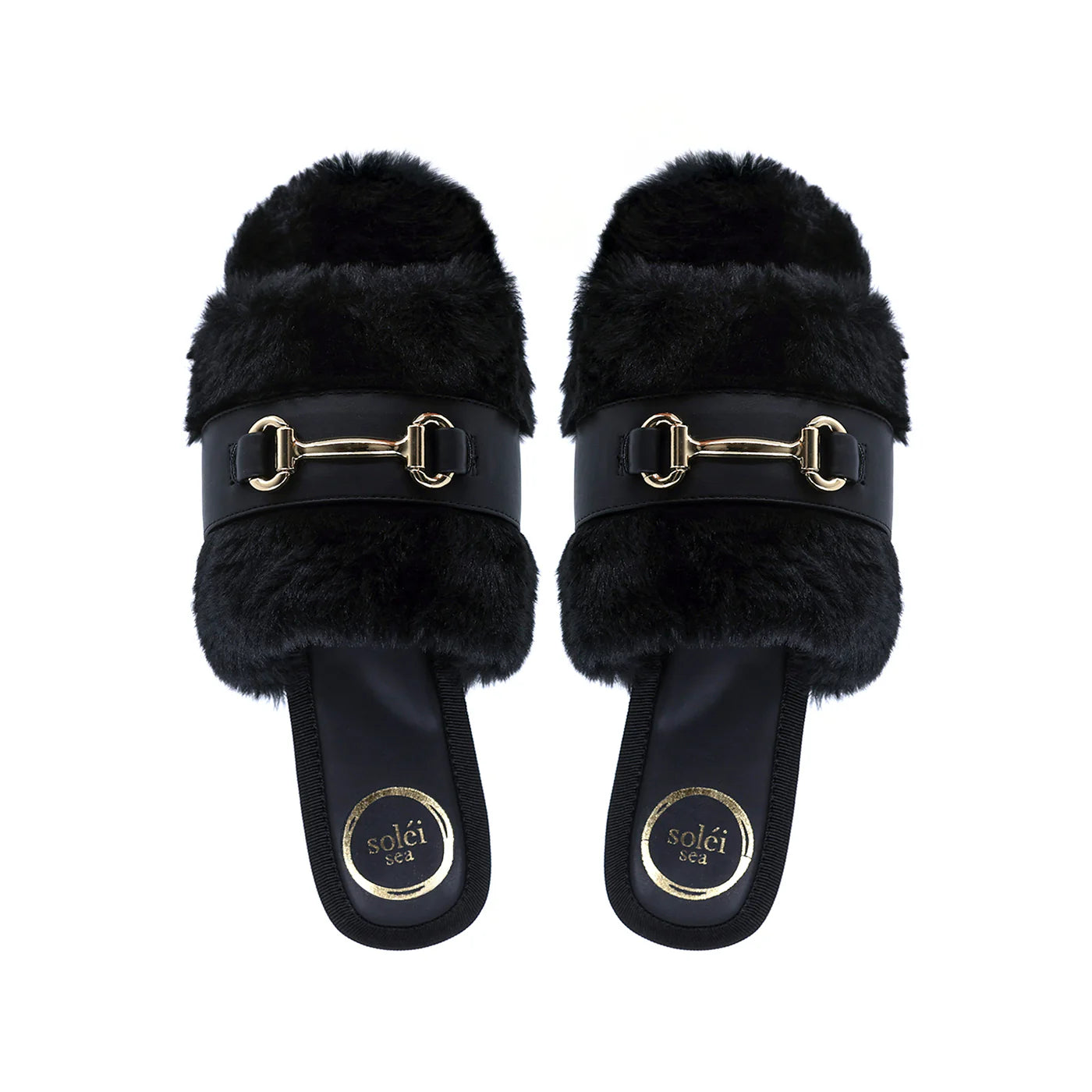 Hanni Belted Fur Clog