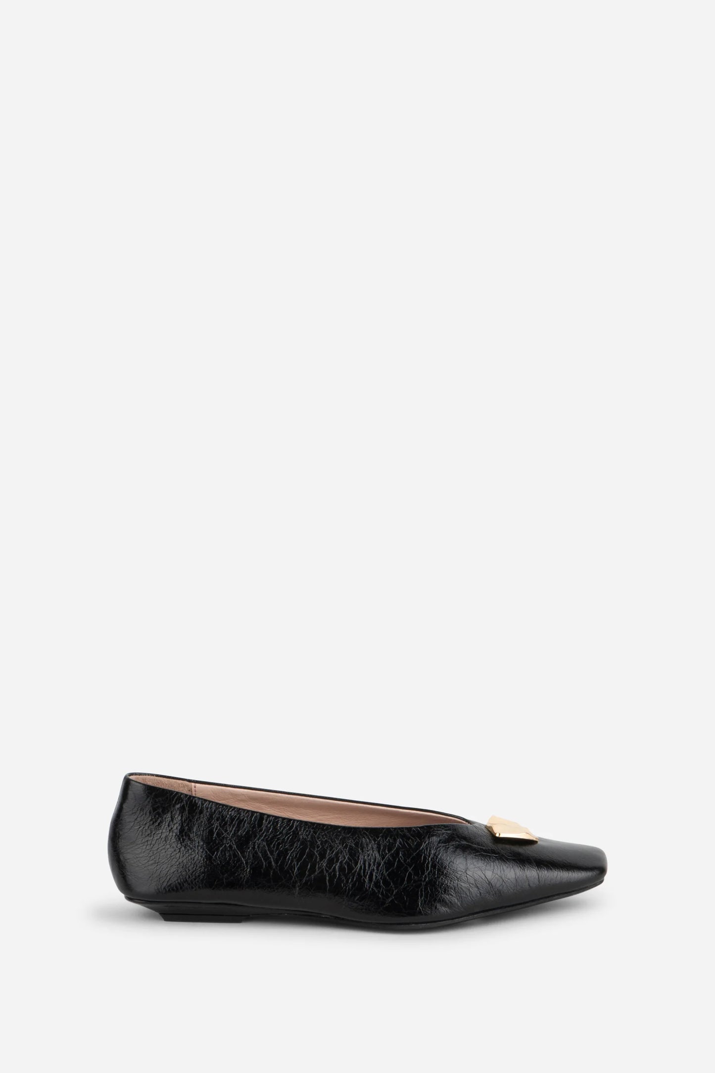 Celda Crinkle Patent Flat