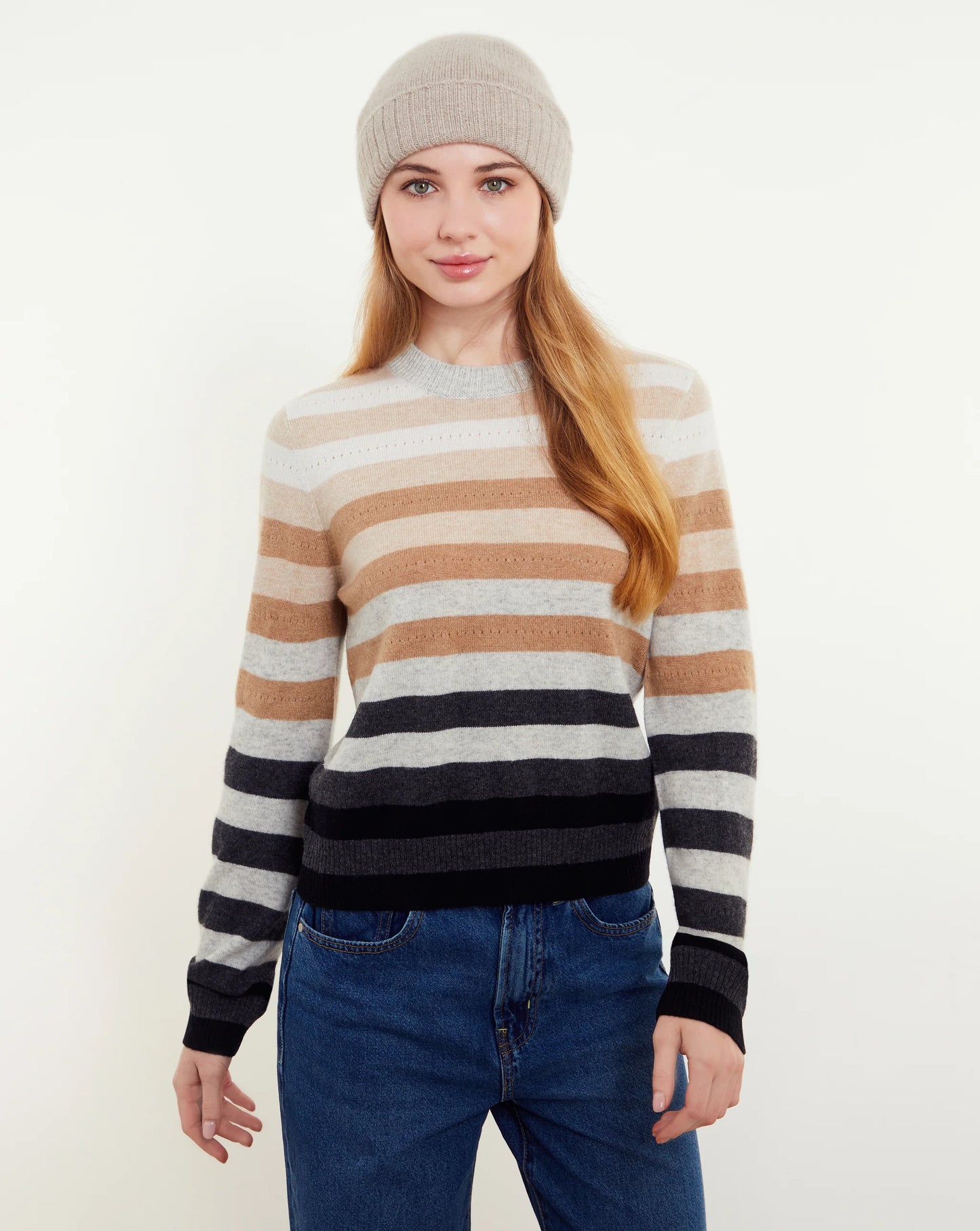 Ariana Stripe Crewneck