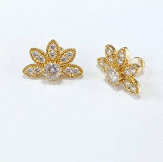 Fiona Earrings - Gold