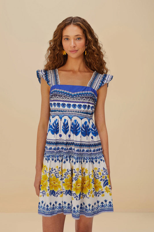 Zulu off-white mini dress