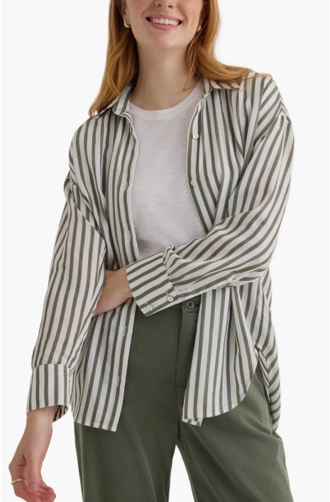 Oversized button down