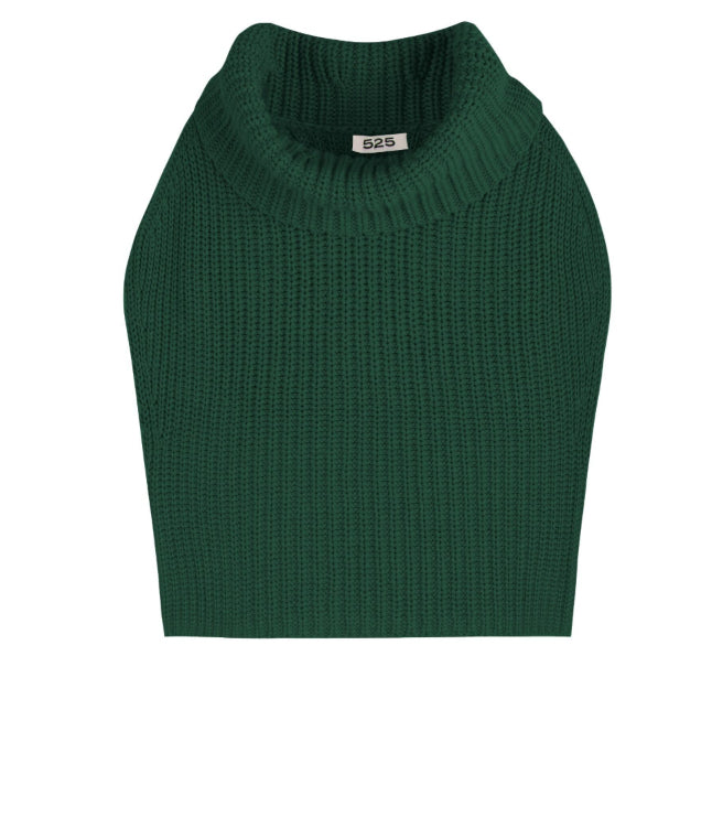 Cate Sleeveless Turtleneck Sweater