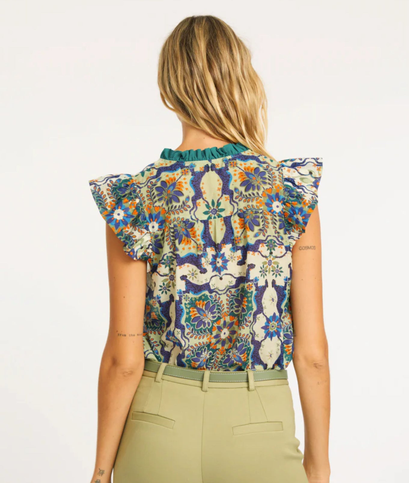 Filippa Wildcat Tapestry Top