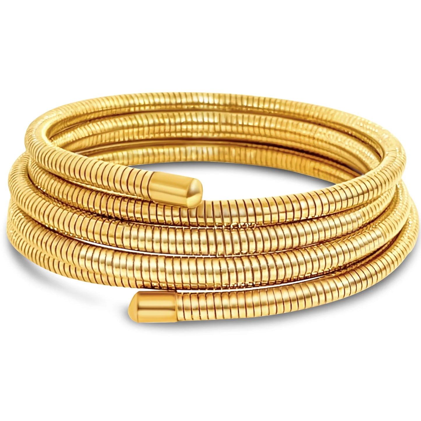 Krishna Coil Wrap Bracelet Gold