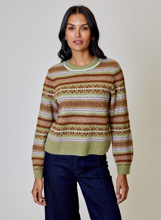 Crew NK Fairisle sweater