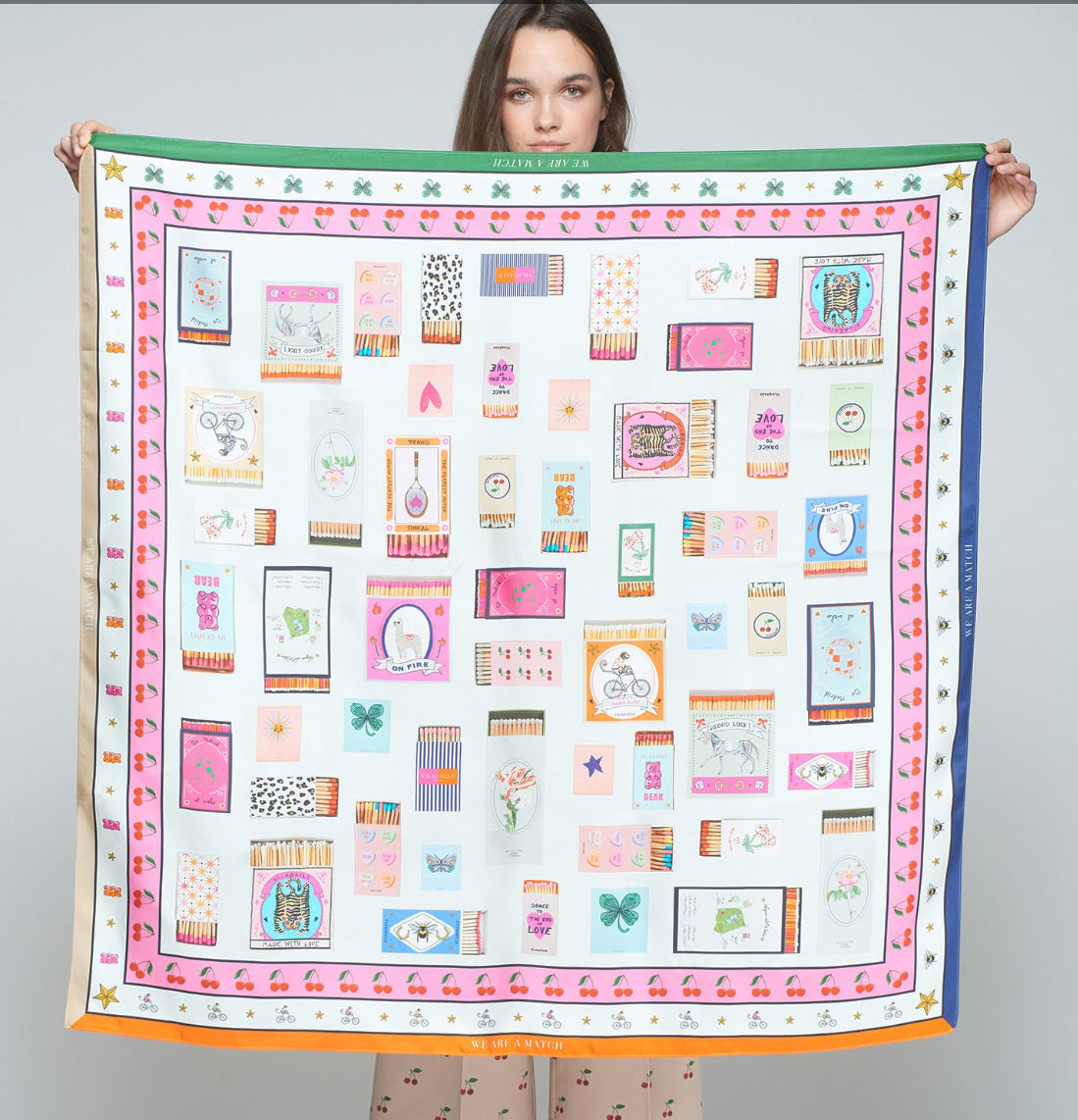 Fouland Square Scarf - Multi