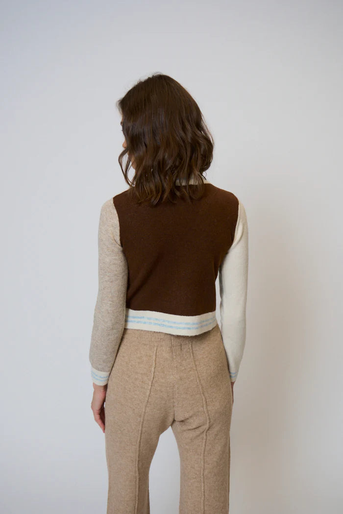 Ash colorblocked cardigan