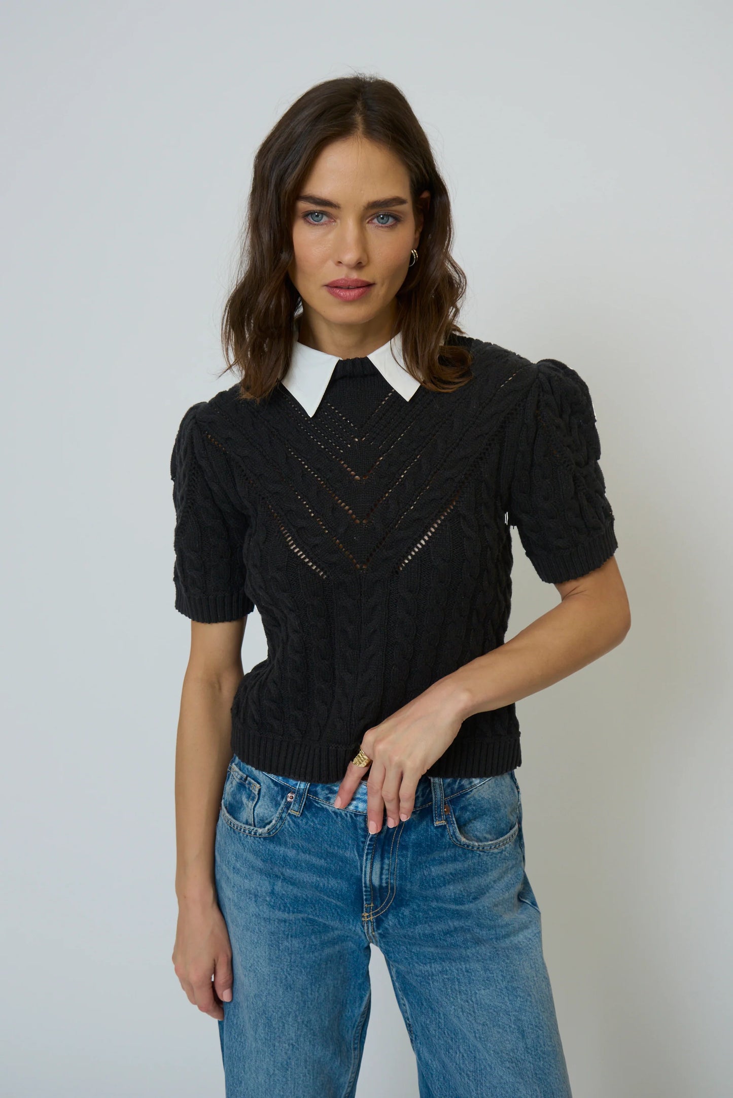 Brooke short sleeve twofer