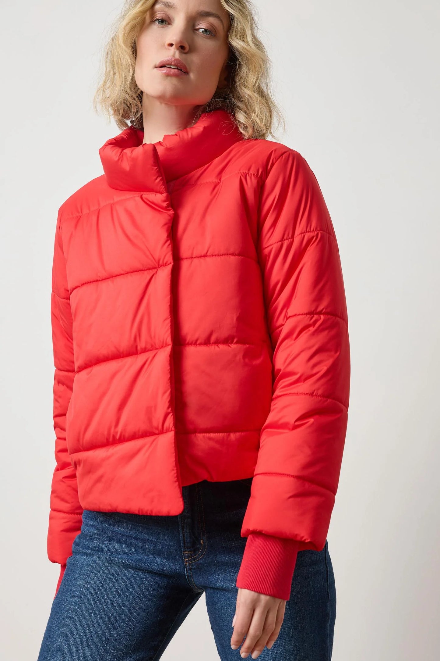 Knit Cuff Jacket