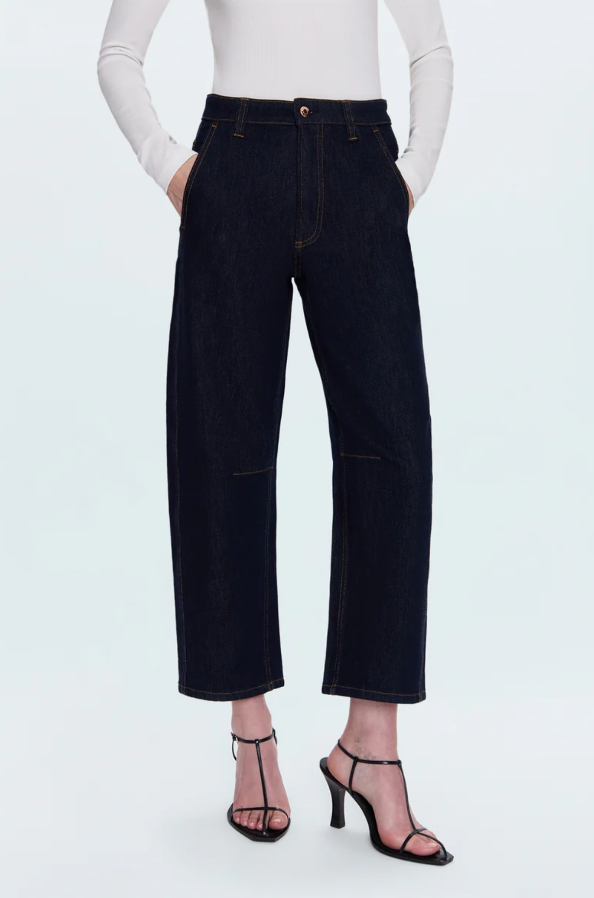 Beau Seamed Crescent Jean