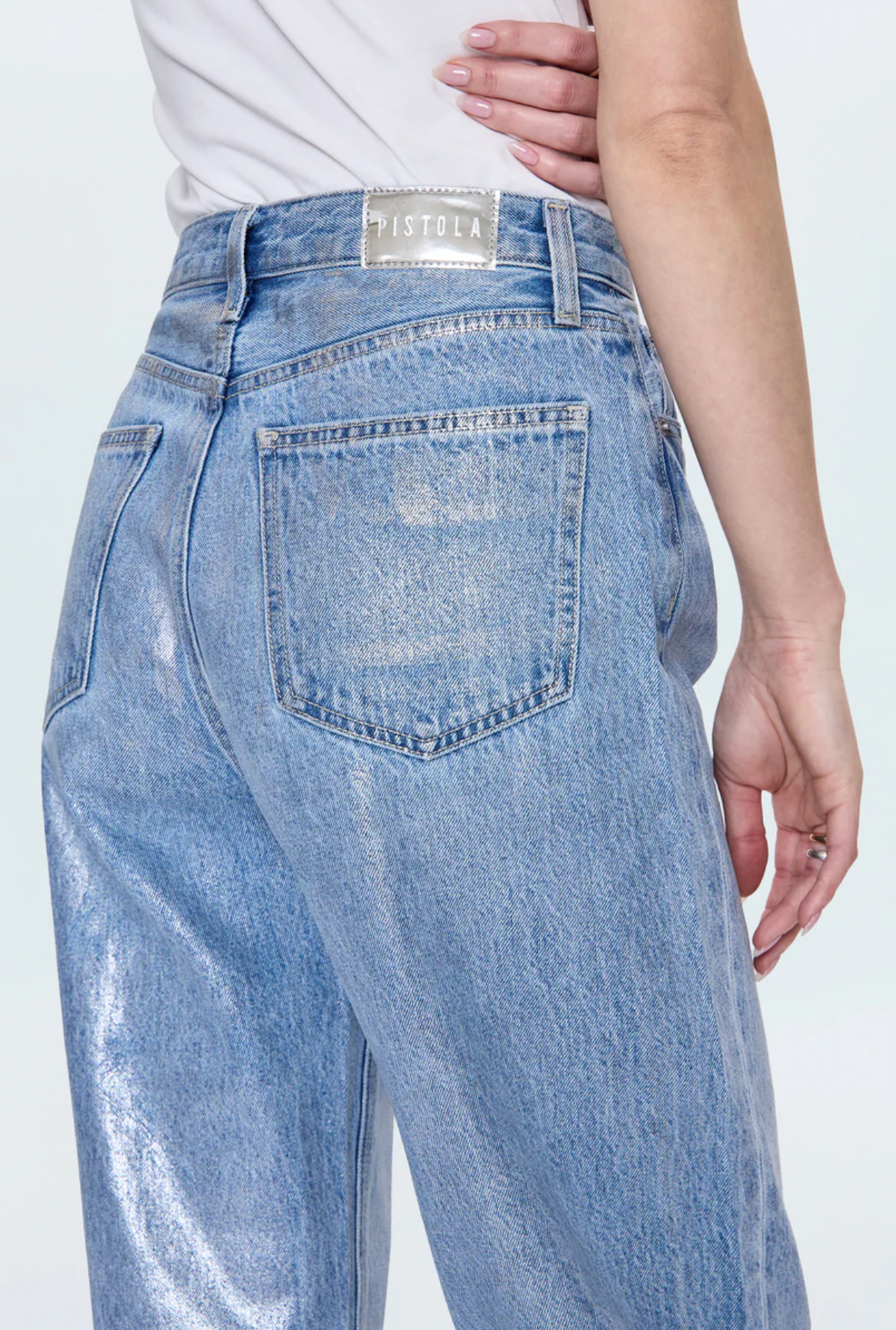 Wes High Rise Barrel Jean