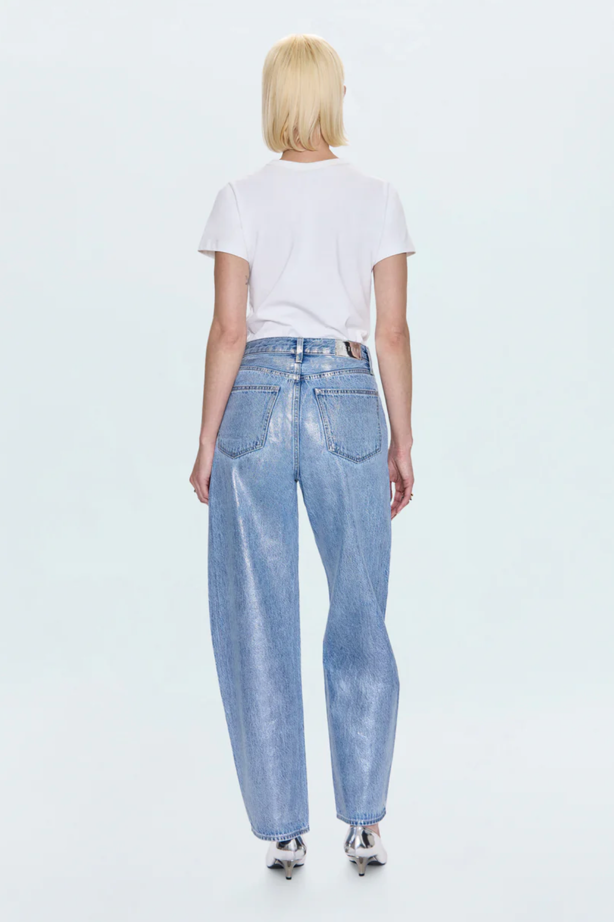 Wes High Rise Barrel Jean