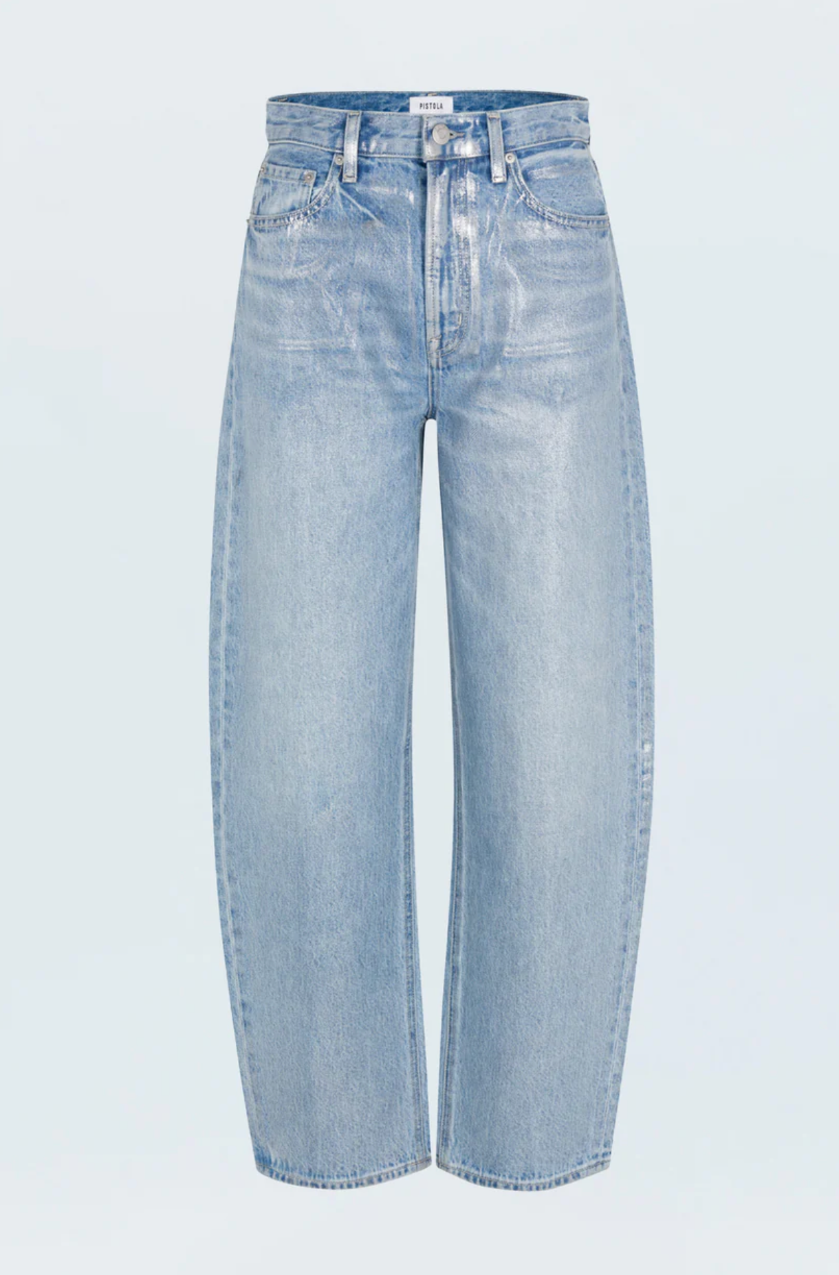 Wes High Rise Barrel Jean
