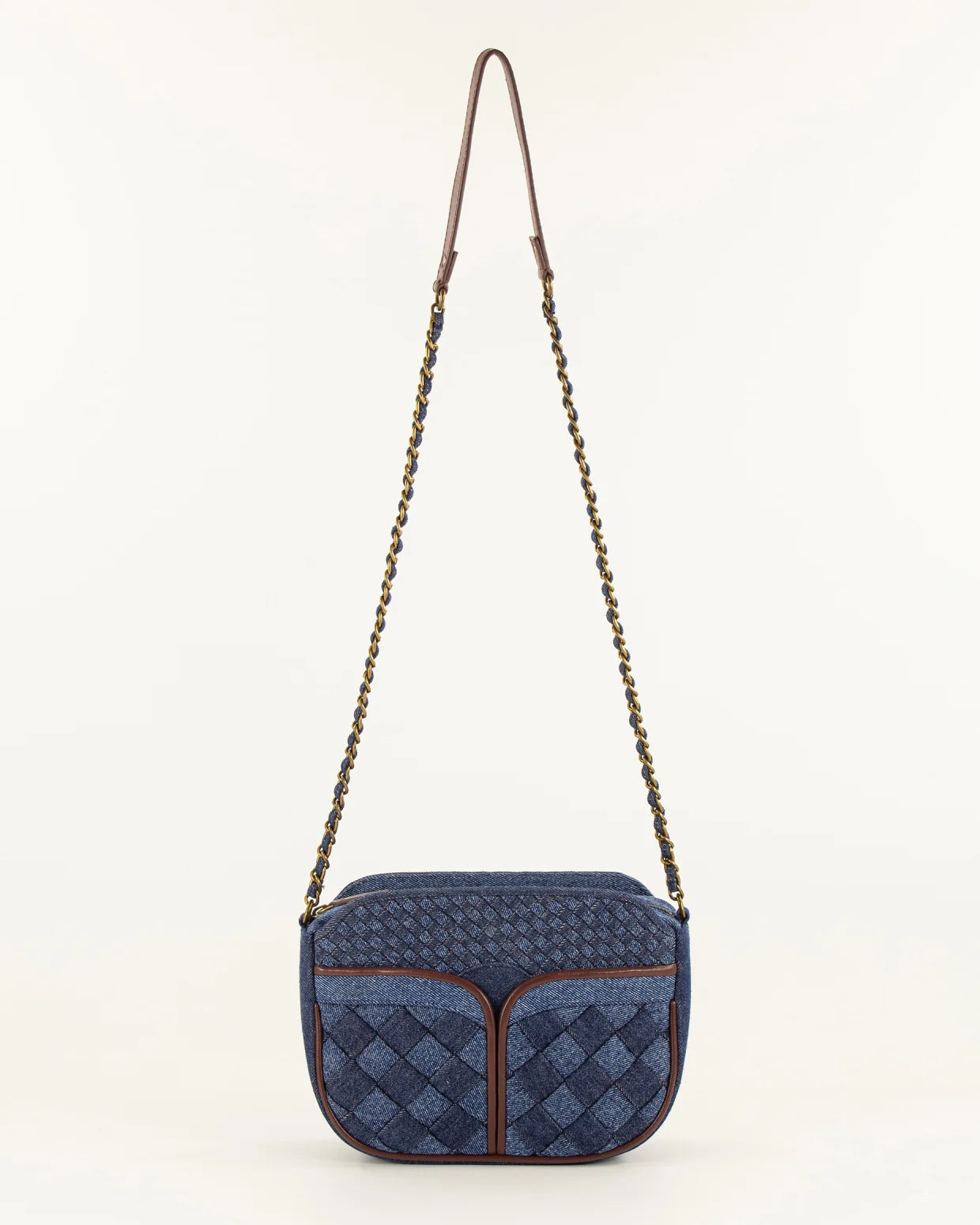 Divine Braided Bag - Denim Blue
