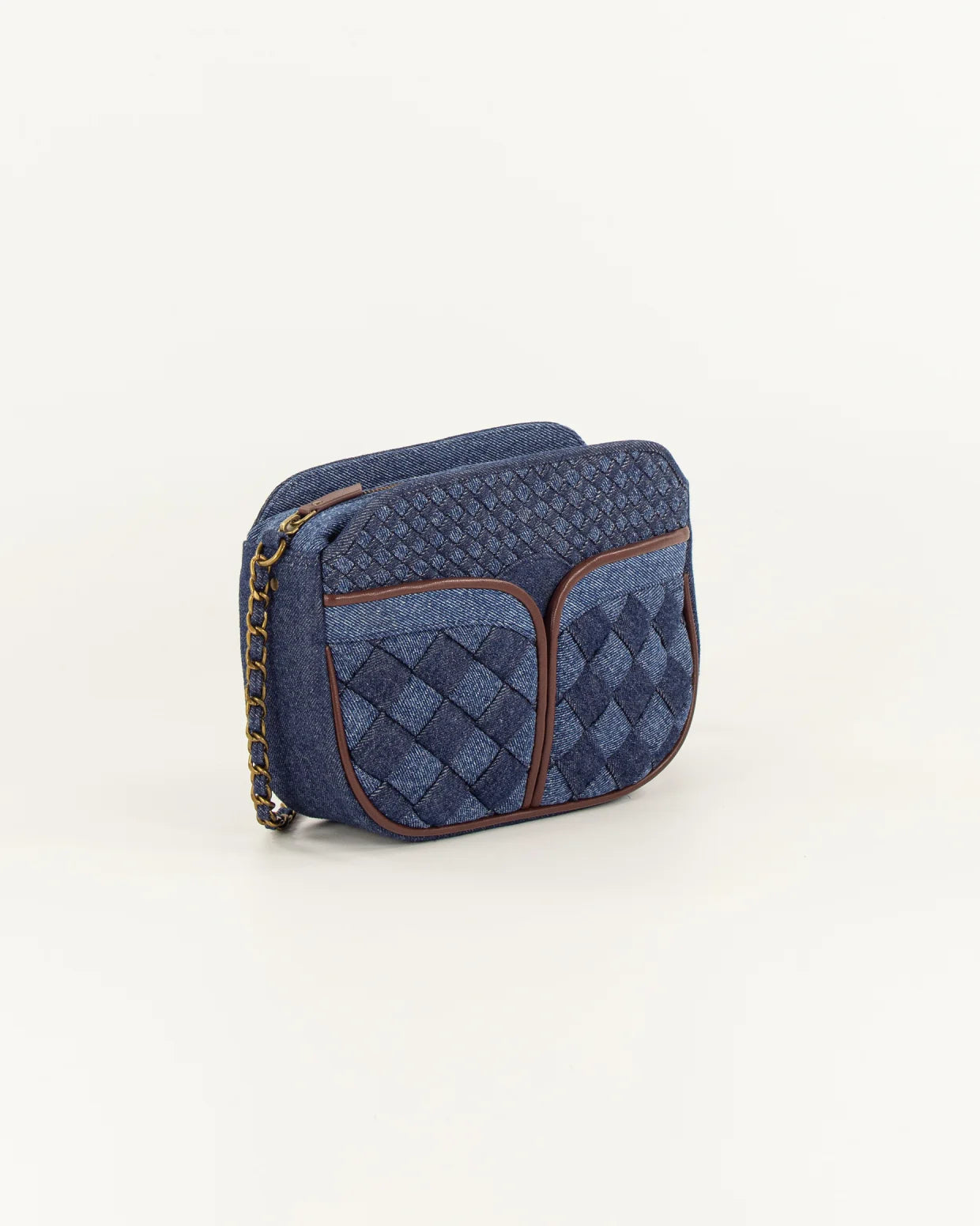 Divine Braided Bag - Denim Blue
