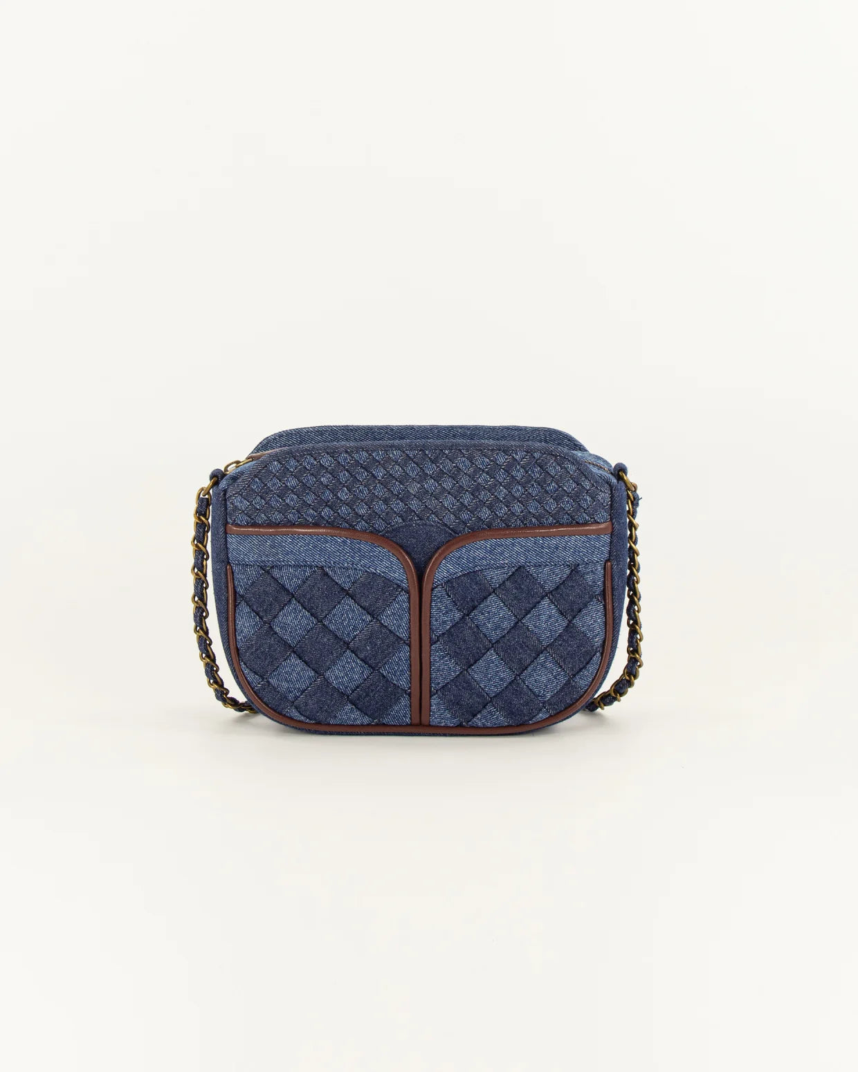 Divine Braided Bag - Denim Blue