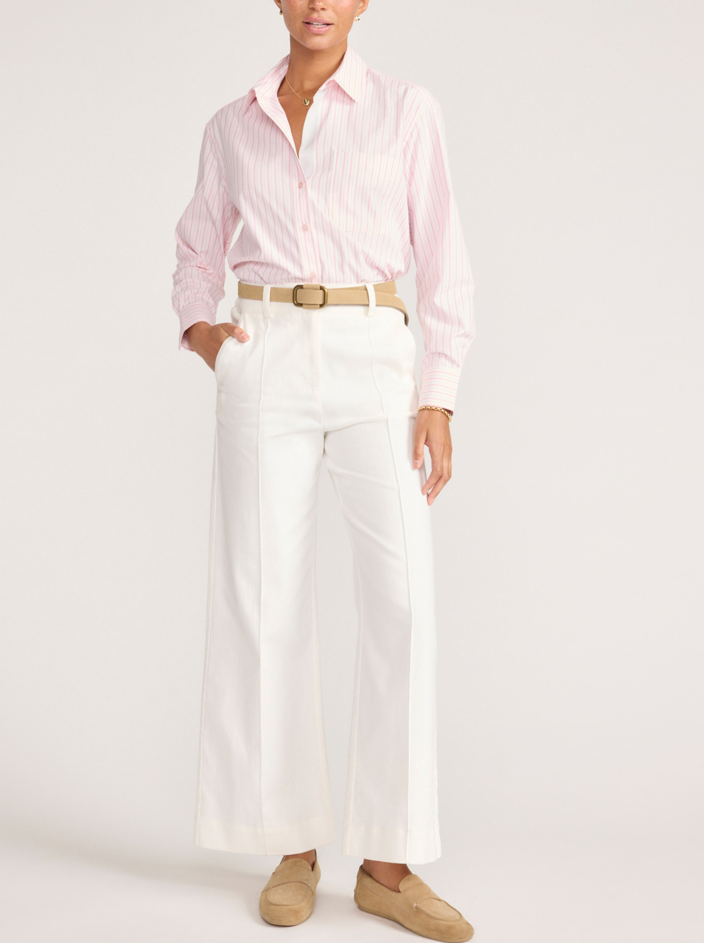 Everyday Lotus Stripe Shirt