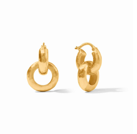 Catalina 2 in 1 Earring Gold